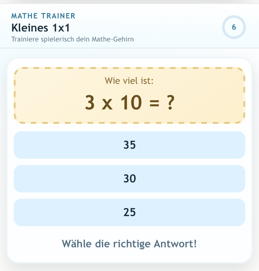 Die GUI der App an sich.